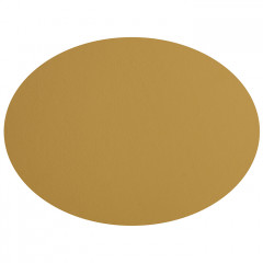 ADJ Овальный плейсмат, 47,5x35 см., цвет: горчичный/оливковый
