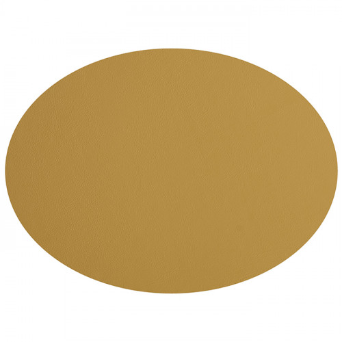 ADJ Овальный плейсмат, 47,5x35 см., цвет: горчичный/оливковый