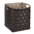 ADJ Корзинка Dubai, 35x35xH40 см., цвет: шоколад/капучино