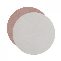 ADJ Круглый плейсмат, D40 см., цвет: устричный/пепельная роза