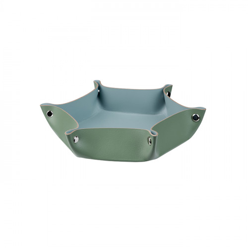 ADJ Мелочница, 15x18xH5 см., цвет: эвкалипт/небесный