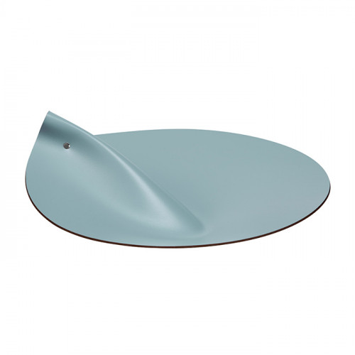 ADJ Крышка для корзины для белья, D33 см., цвет: небесный/эвкалипт