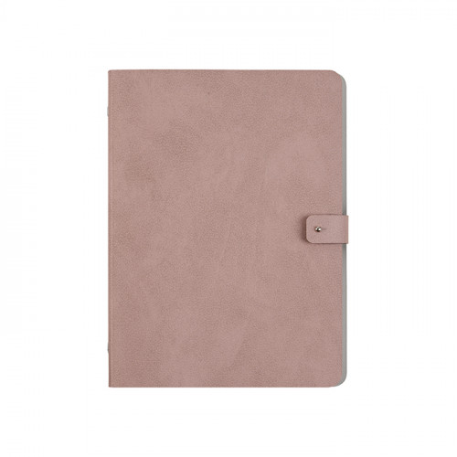 ADJ Блокнот А5, 16,5x25 см., цвет: пепельная роза/устричный