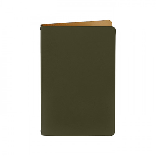 ADJ Меню для ресторана, 17x25 см., цвет: оливковый/горчичный