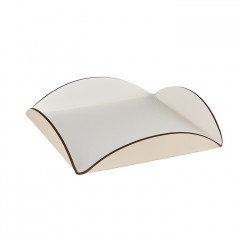 ADJ Подставка для сервировки, 35x35 см., цвет: белый/панна котта