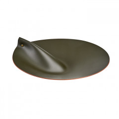 ADJ Крышка для корзины для белья, D33 см., цвет: оливковый/горчичный