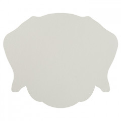 ADJ Плейсмат детский Dog, 42x35 см., цвет: белый/панна котта