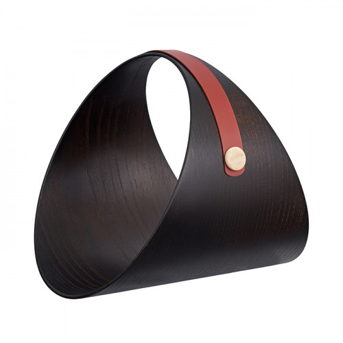 ADJ Дровница Ben, D36 см., цвет: бордо/коньяк