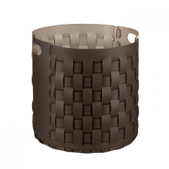 ADJ Круглая корзина Bottega, D40xH40 см., цвет: шоколад/капучино