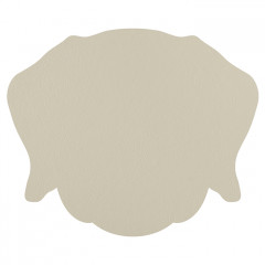 ADJ Плейсмат детский Dog, 42x35 см., цвет: белый/панна котта