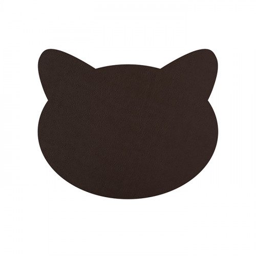 ADJ Плейсмат детский Cat, 42x35 см., цвет: капучино/шоколад