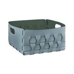 ADJ Корзинка Dubai, 35x35xH20 см., цвет: небесный/эвкалипт