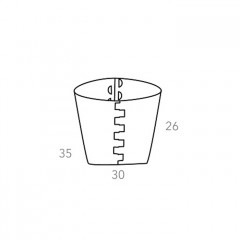 ADJ Корзина Helena, 35x30xH26 см., цвет: горчичный/оливковый
