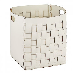 ADJ Корзинка Bottega, 35x35xH40 см., цвет: белый/панна котта