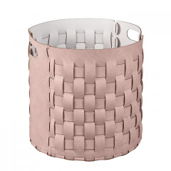 ADJ Круглая корзина Bottega, D40xH40 см., цвет: пепельная роза/устричный