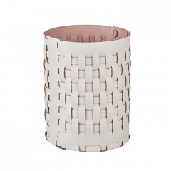 ADJ Корзина Bottega, D20xH25 см., цвет: устричный/пепельная роза