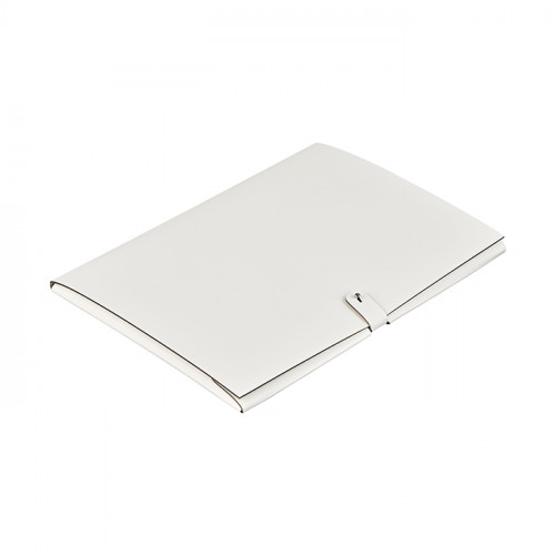 ADJ Папка для бумаг А4, 23x31 см., цвет: белый/панна котта