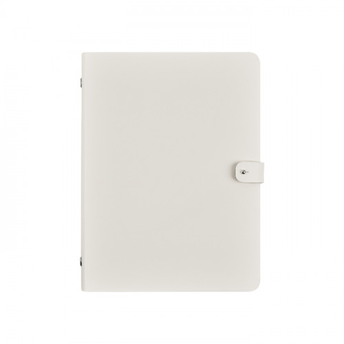 ADJ Блокнот А5, 16,5x25 см., цвет: белый/панна котта