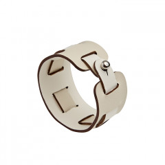 ADJ Кольцо для салфеток Bottega, D5 см., цвет: белый/панна котта