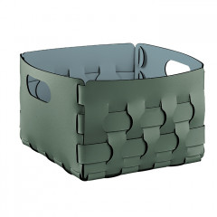 ADJ Корзинка Dubai, 25x25xH20 см., цвет: эвкалипт/небесный