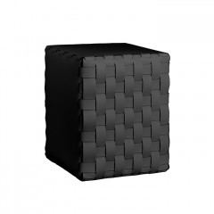 ADJ Пуф, 35x35xH40 см., цвет: черный/серый