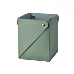 ADJ Коробочка MIU для чайных пакетов, 7x7xH8 см., цвет: эвкалипт/небесный