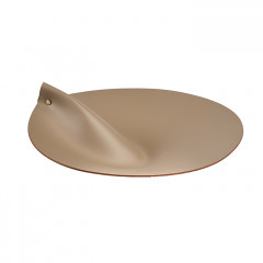 ADJ Крышка для корзины для белья, D33 см., цвет: капучино/шоколад