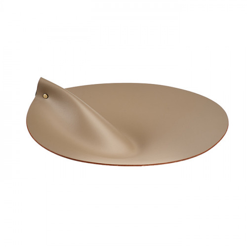 ADJ Крышка для корзины для белья, D33 см., цвет: капучино/шоколад