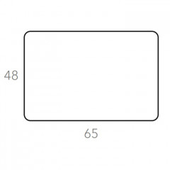 ADJ Плейсмат для рабочего стола, 48x65 см., цвет: капучино/шоколад