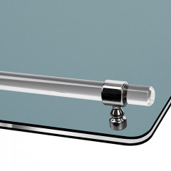 ADJ Поднос Asti, 45x30xH5 см., цвет: небесный/эвкалипт, фурнитура графит