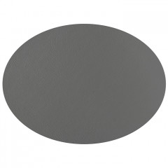 ADJ Овальный плейсмат, 47,5x35 см., цвет: черный/серый