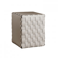 ADJ Пуф, 35x35xH40 см., цвет: устричный/пепельная роза