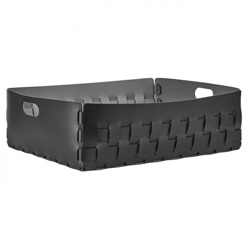 ADJ Корзинка Bottega, 60x50xH20 см., цвет: черный/серый