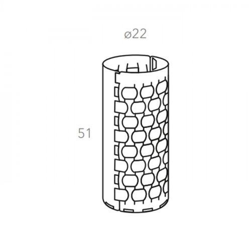 ADJ Зонтница Dubai, D22xH51 см., цвет: бордо/коньяк