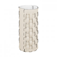 ADJ Зонтница с ведром А2033 Bottega, D22xH51 см., цвет: панна котта/белый