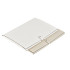 ADJ Папка для бумаг А4, 23x31 см., цвет: панна котта/белый