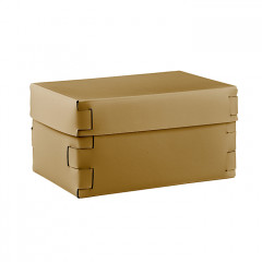 ADJ Коробка Snob, 25x15xH13,5 см., цвет: горчичный/оливковый