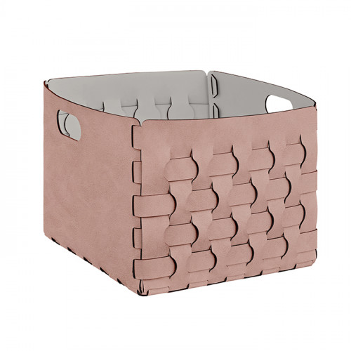 ADJ Корзинка Dubai, 35x40xH30 см., цвет: пепельная роза/устричный