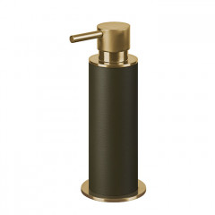 ADJ Диспенсер для жидкого мыла, D7xH19см., цвет: Gold/оливковый
