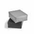 ADJ Коробка Snob, 36x30xH13,5 см., цвет: серый/черный
