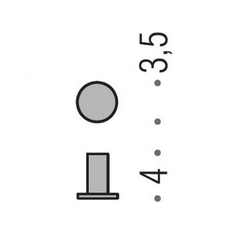 Colombo Basic Крючок, цвет: хром