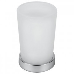 Colombo Road стакан настольный-h11.2, цвет: хром/матовое стекло