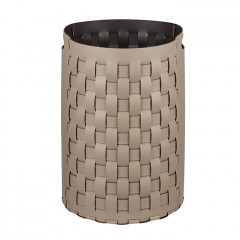 Colombo Adj Круглая корзина Bottega, D40H57 см , цвет: капучино/шоколад