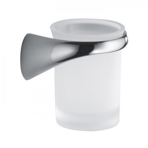 Colombo Link Стакан правосторонний, цвет: хром/матовое стекло