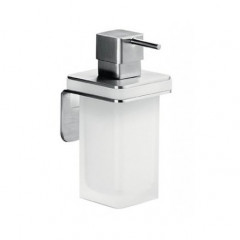 Colombo Over Дозатор подвесной, цвет: матовая сталь/матовое стекло