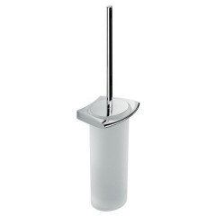 Colombo Land Туалетный ерш, цвет: хром/матовое стекло