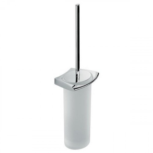 Colombo Land Туалетный ерш, цвет: хром/матовое стекло