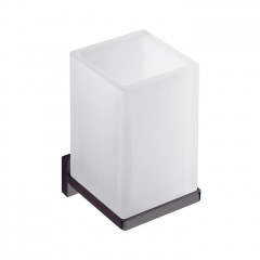 Colombo Look Стакан подвесной, цвет: PVD графит полированный/матовое стекло