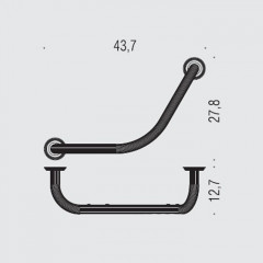 Colombo Hermitag, Поручень, цвет: античная бронза