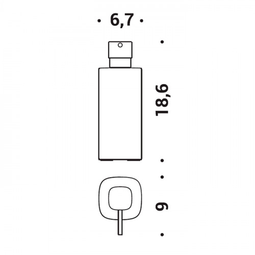 Colombo Mood Дозатор для мыла настольный, цвет Sunset Orange
